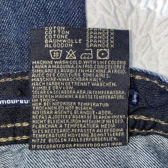 New London Amoureusement By Anthony Frym Relaxed Straight Leg Jeans - Picture 13 of 14